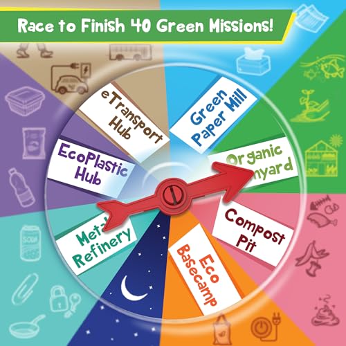 Image of Imagimake Rescue Quest-Green Champions | Spin, Discover & Rescue Green Missions | Educational Fun Board Games for Friends & Family Night |Travel-Friendly Indoor Game |Gift for Kids Ages 5,6,7,8,9,10