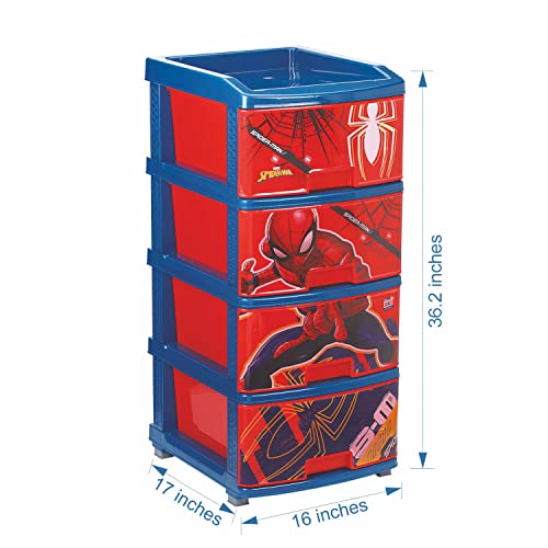 Image of Vintage Chest of Drawers For Kids(Spiderman)