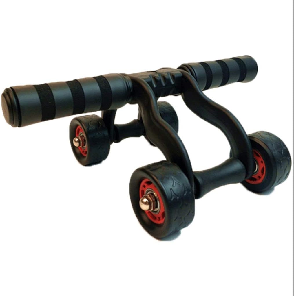 Abdominal Muscle Wheel,Belly Wheel Four Wheel Four-Wheeled Belly Wheel for Abdominal Muscle Gym Equipment Abdominal Exercis