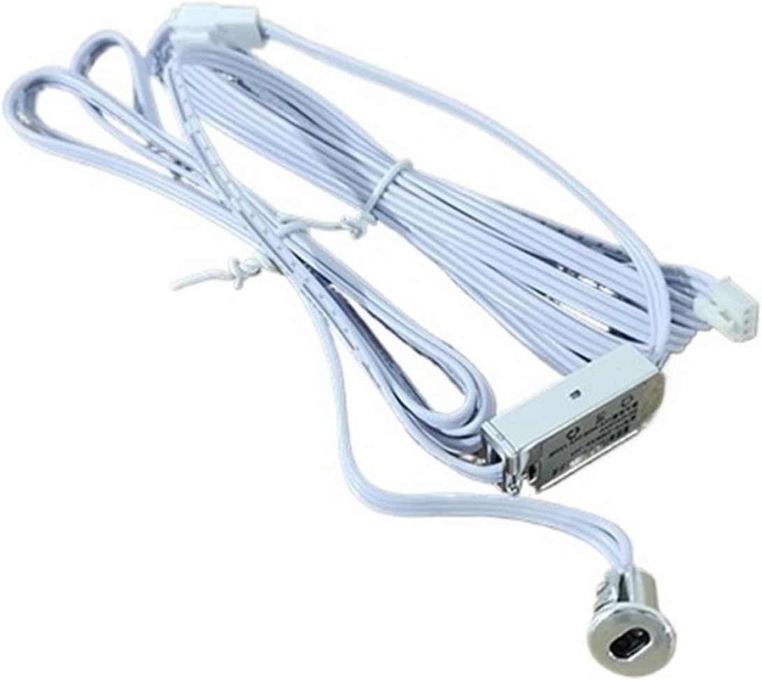 Applicable to led220v to 12v 24v Ultra-Thin Wardrobe Light Switch Power Light bar Induction Wine Display Cabinet Control(24V-36W-Dual Port)