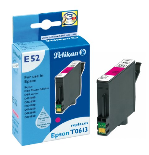 Preisvergleich Produktbild Pelikan Druckerpatrone E52 ersetzt Epson T06134010, Magenta (pigment)