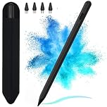 KARFUN Penna Tablet per Touch Screen Android,Compatibile con Samsung/Lenovo/Huawei/Vivo/XiaoMi Tablet,Telefono,Precisione Migliorata e Ricarica rapida Nero Chiaro