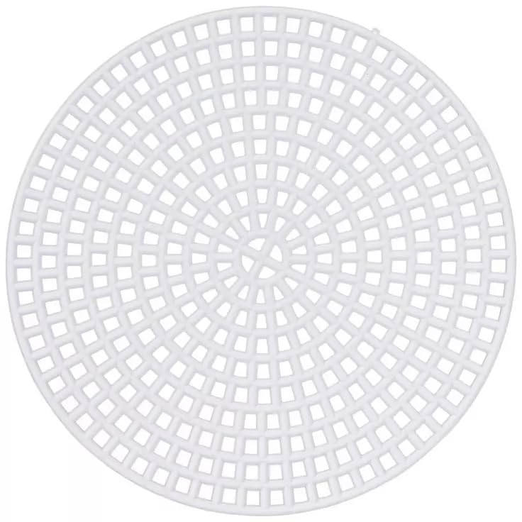 Image of Sewology Plastic Canvas Shape 3 Inch - 10 Piece (Circle), White