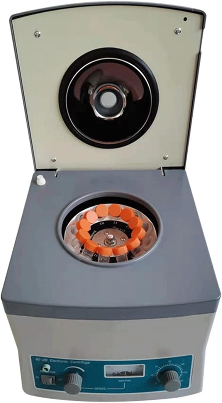 Centrifuge Machine, Lab Benchtop Centrifuges, Electric Centrifuge 12 * 20ml Electric Centrifuge Lab Medical Practice Low Speed 4000RPM Large Capacity Centrifuge