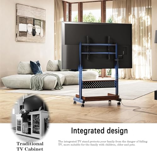 Soporte móvil de piso para TV LCD THEGA 40-85 pulg. miniatura 7