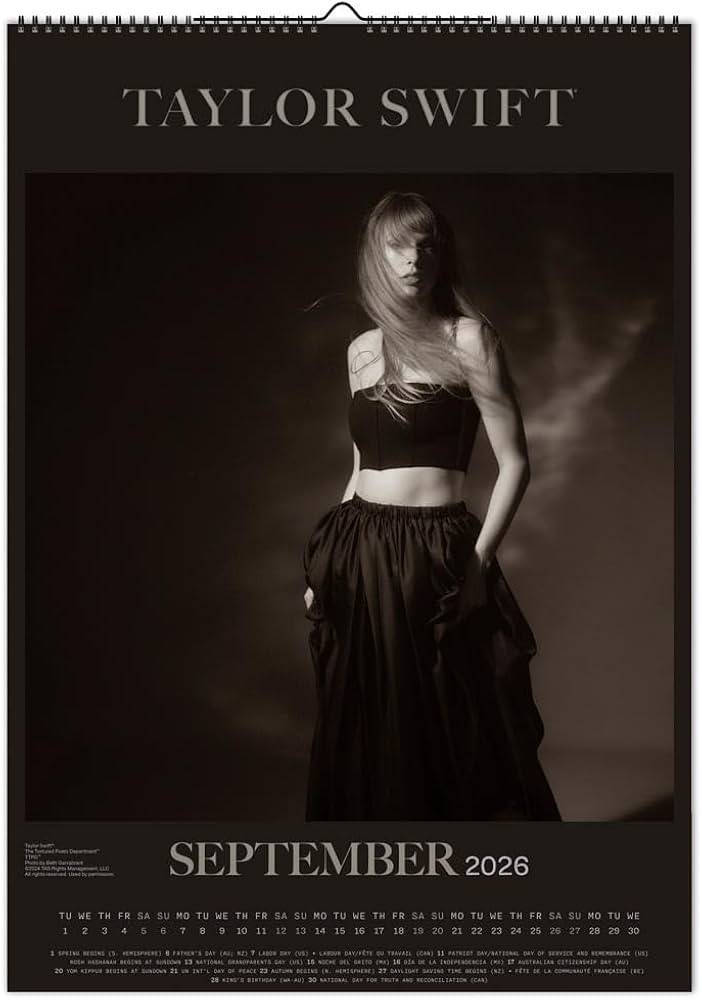 Taylor Swift 12th New Album Poster ③ Taylor Swift reveals release date, album cover for 'The Life of a