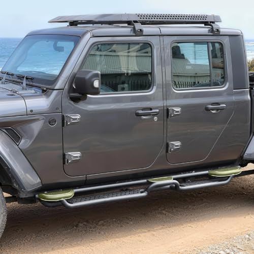 Estribos para Jeep Gladiator 2020-2026, acero carbono miniatura 2