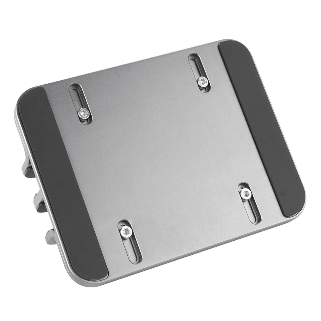 Kisangel Soporte Portátil Vertical Doble de Aluminio Base Resistente y Ligera para Laptop y Tablet Ahorro de Espacio para Oficina y Hogar