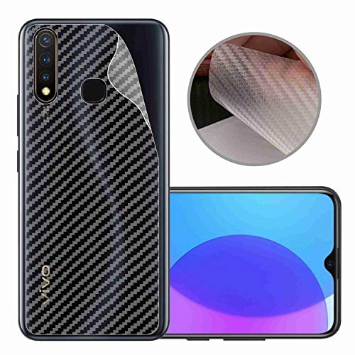 Image of Compatible with Vivo Y19 Back Screen Protective Film Carbon Fiber Skin Transparent Screen Guard Sticker