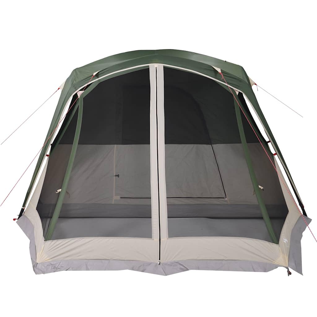 Tenda Familiare 6 Persone con Veranda, Verde