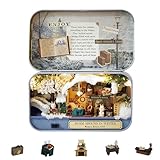 Flever Dollhouse Miniature DIY House Kit Creative Room with Furniture and Cover for Romantic Valentine's Gift(Wandering in Winter)
