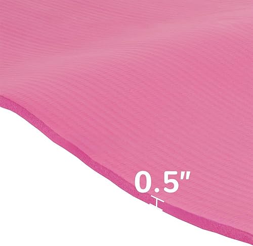 Miniatura 8 de Everyday Essentials - Colchoneta de yoga y ejercicio de alta densidad antidesgarros extra gruesa de 12 pulgada con correa de transporte