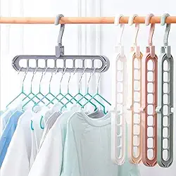 Cabides Magico 9 Furos Multi-dobrável Organizador