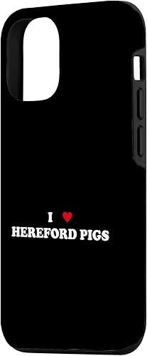 Miniatura 5 de iPhone 12 mini I Heart Breed Farmer - Pig I Love Hereford Case