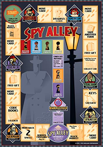 Spy Alley Mensa Award Winning Family Strategy Board Game