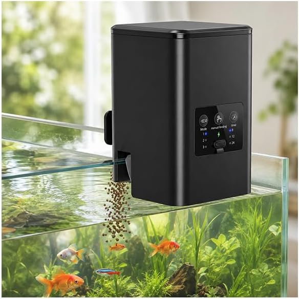 Alimentador Automático para Aquário sem Moldura SUKIPAW, USB, 170 mL, Modelo feeder-YL-01