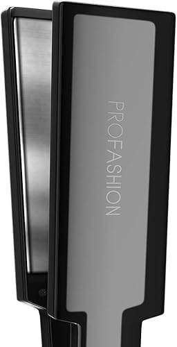 Miniatura 3 de Profashion - Plancha plana de titanio de 1.75 pulgadas, para cabello liso y rizado. Inc Bolsa de viaje, alfombrilla térmica, guante térmico,