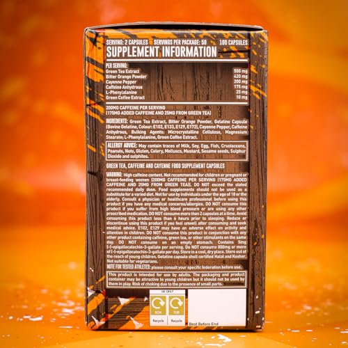 Grenade Thermo Detonator Weight Management Supplement, Tub of 100 Capsules (Packaging May Vary) - Image 3