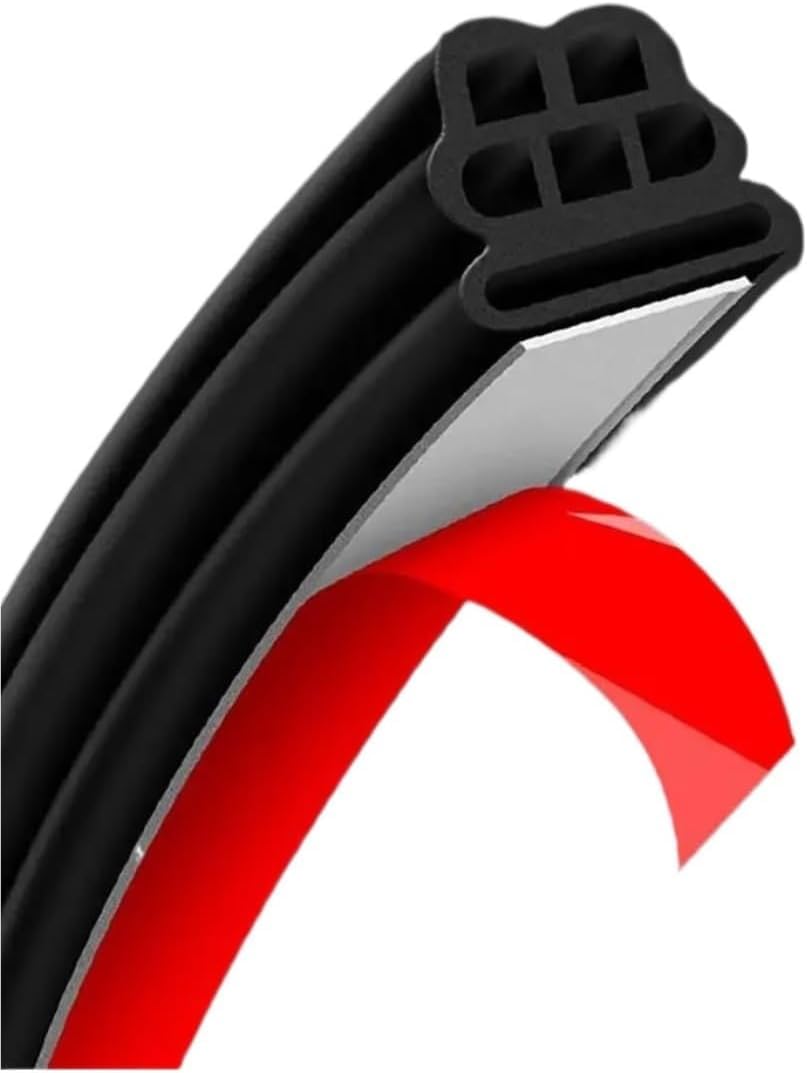Udxfgj A Car Door Seal Strip For Hyundai Ioniq/Kon Encino Kauai/Lantr, Automotive Weather Stripping Car Door Seal Self-Dhesive Car Door Rubber Seal Strip,