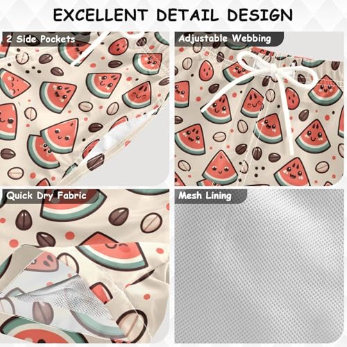 senya Cute Watermelon Seeds Boys Swim Trunks Toddler Shorts Swimwear Boardshorts3