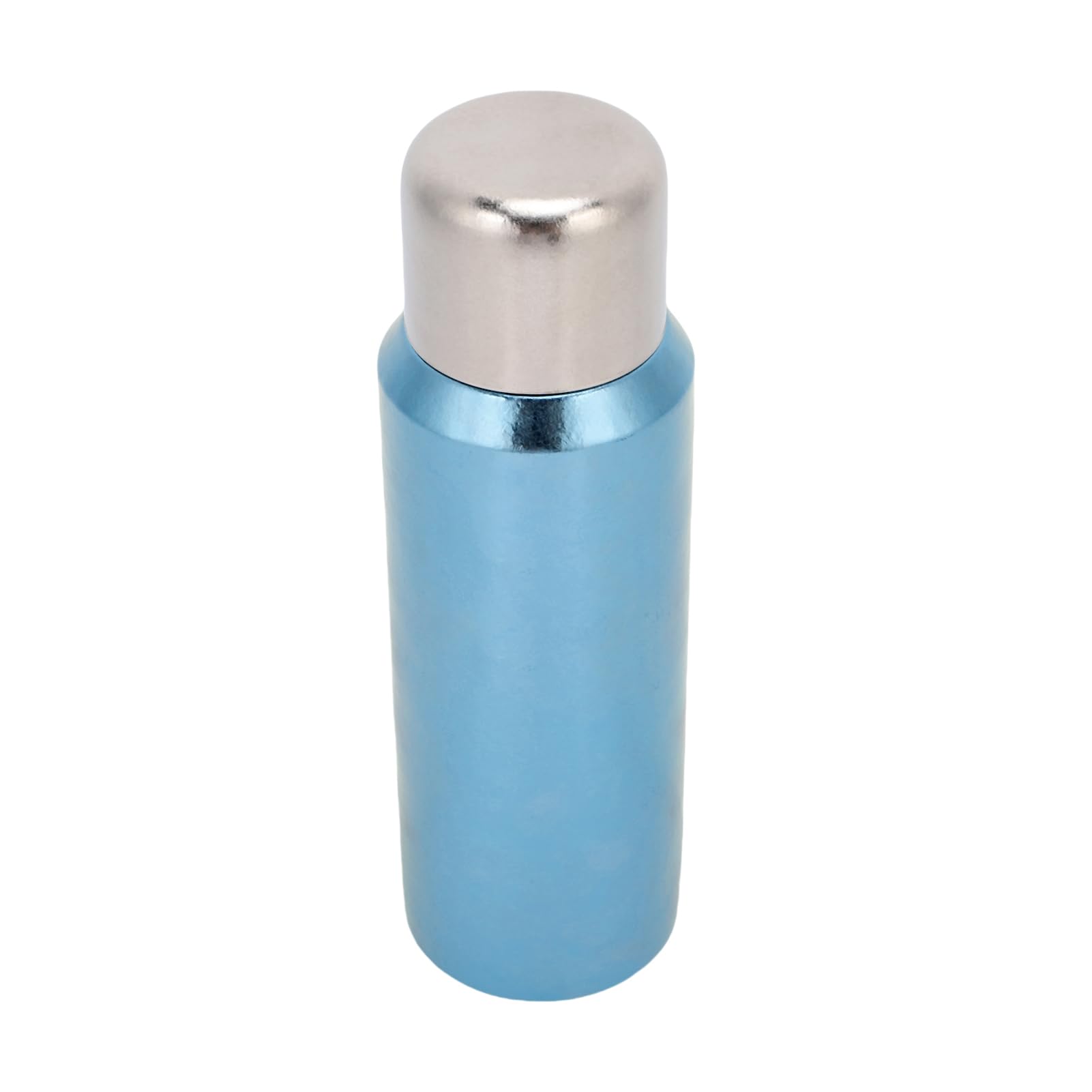 Changor Borraccia da Viaggio Isolata, Leggera da 500 Ml (Blu) | Materiale in titanio , design sottovuoto a doppio strato, nessuna perdita, tazza multiuso, uso esterno