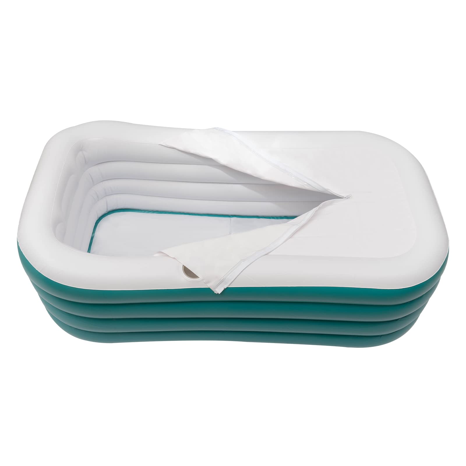 Baignoire mobile gonflable - 156 x 84 x 52 cm - Pliable - Avec pompe électrique - Pour douche, salle de bain, balcon et arrière-cour