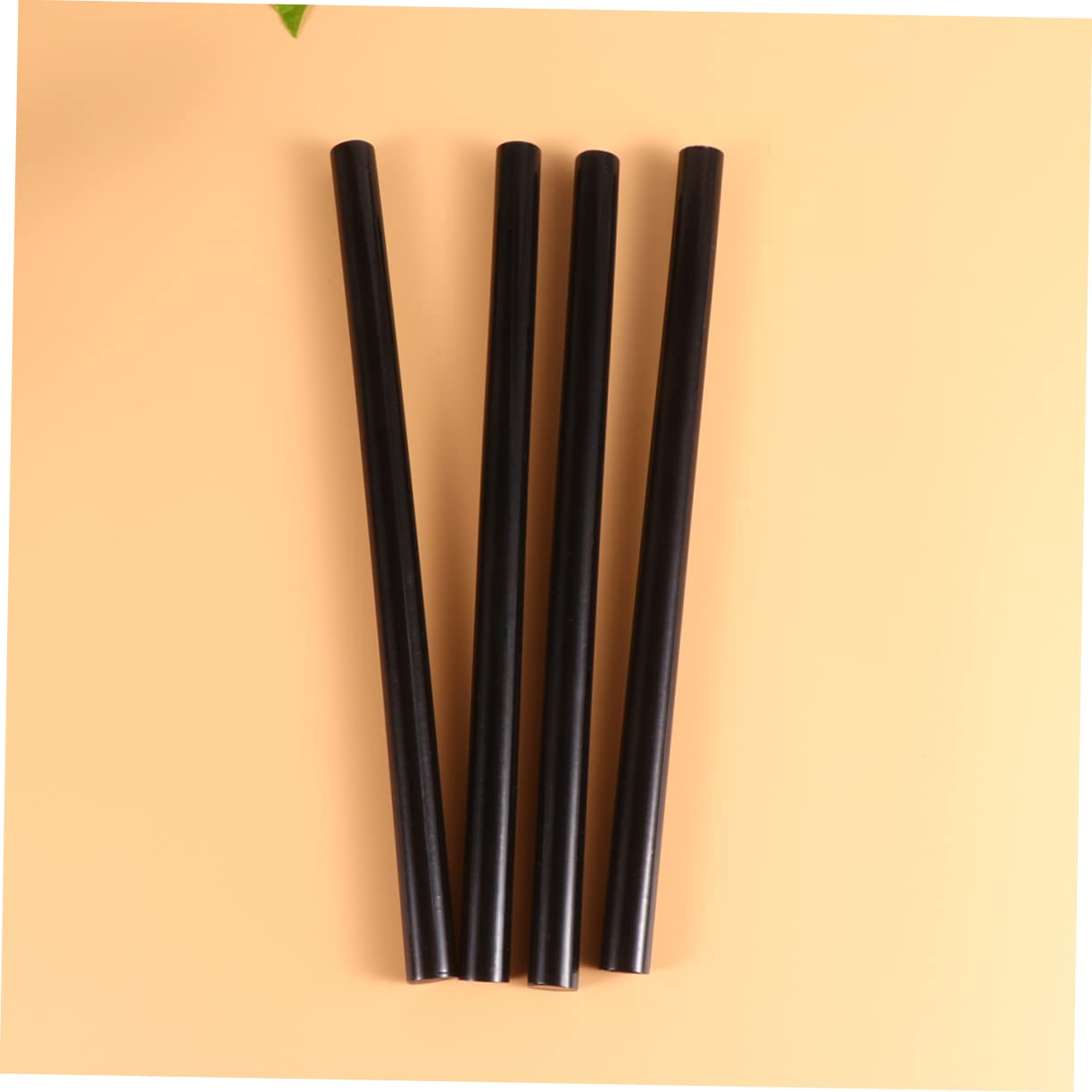 Tofficu 24 Pezzi Stick di Colla a Caldo Neri Eva, Fusione Rapida, Pochi Bolli, per Casa e Negozio, 19cm