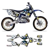 Kungfu Graphics Decal Kit for Yamaha YZ125 YZ250 YZ 125 YZ 250 1996 1997 1998 1999 2000 2001, YMYZ9601007-KO