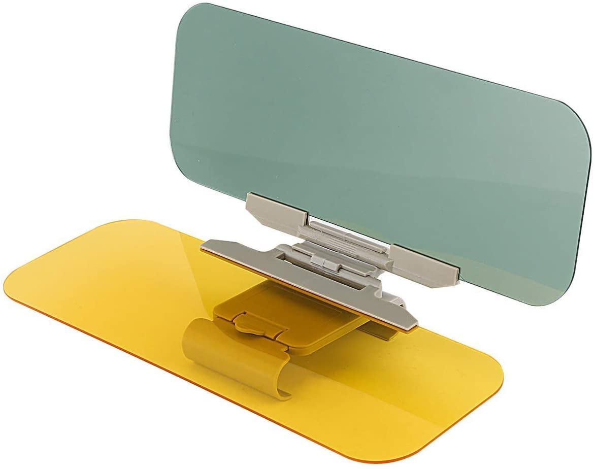 KASTWAVE 2-in-1 Anti-Glare Sun Visor for Day & Night, UV Protection for Cars, SUVs & Trucks - Non-Dazzle Sunshade Goggles