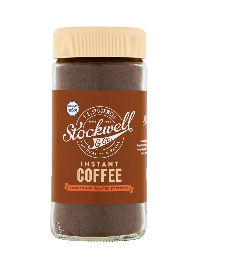 Stockwell & Co Instant Coffee, Blended and Roasted by Experts, 100g