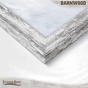 Icona Bay 8x10 Pony Gray Picture Frame, Country Rustic Style 8 x 10 Photo Frame, Table Top or Wall Mount, Barnwood Collection Icona Bay 8×10 Pony Gray Picture Frame Country Rustic Style 8 x 10 Photo Frame Table Top or Wall Mount Barnwood Collection