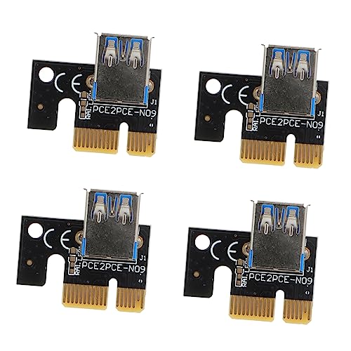 KICHOUSE Professional Pcie Adapter Card Pcie Expansion (Riser Cards Computer Accessory)