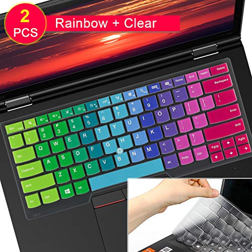 [2Pcs]Keyboard Cover Skin for Lenovo Thinkpad X1 Carbon 5th/6th 2019 2018 2017/ThinkPad X1