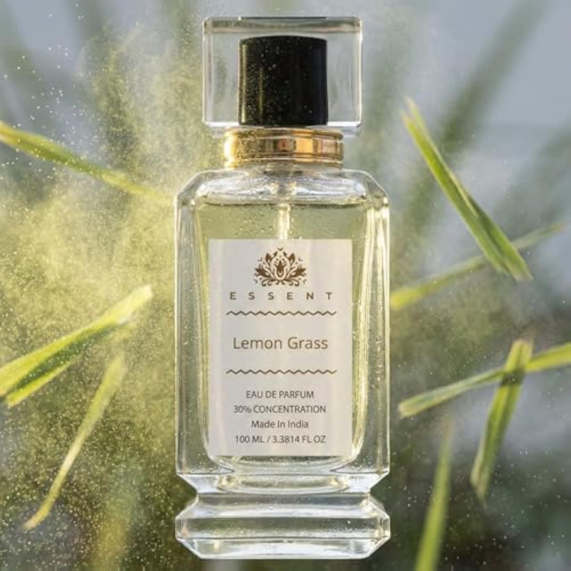 Lemongrass Eau de Parfum 100 ml, Fresh Citrus Unisex Fragrance
