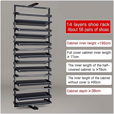 Shoe Storage Cabinet Cabinets Hallway Slim Cupboard Cupboards Hallways Slimline，Shoe Storage Cabinet - Slim Rotating Metal Rack for Narrow Spaces