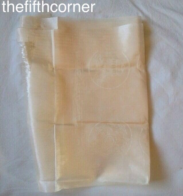 Generic Karma Handicrafts Tibetan Buddhist Prayer Offering Yellow Gold Silk Khada Khata Khatak Auspicious Scarf Nepal2