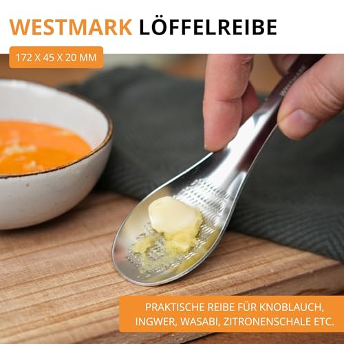 Foto von Westmark Löffel- / Ingwerreibe, 18,3 x 4,2 cm, Rostfreier Edelstahl, Silber, 11582260