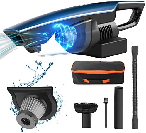 Handstaubsauger, Akku-Handstaubsauger, 9000Pa, 65W kabelloser Autostaubsauger, 2000mAh, Staubsauger, Nass & Trocken, <70 dB, für Tierhaare, Auto, Haus Handstaubsauger, Akku-Handstaubsauger, 9000Pa, 65W kabelloser Autostaubsauger, 2000mAh, Staubsauger, Nass & Trocken, <70 dB, für Tierhaare, Auto, Haus