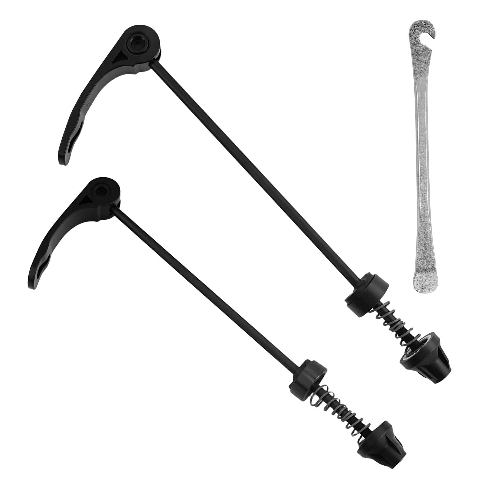 Set 2 tenditori a sgancio rapido per bicicletta MTB anteriore posteriore