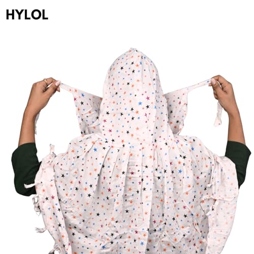 Image of HYLOL Pure Cotton Innovative Stylish Printed Pattern Fancy Scarf With Sun Protection Cover Face Cotton Mask for Women's and Girls