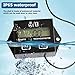 Small Engine Hour Meter and Digital Tachometer, Waterproof Inductive Tacho Gauge, Automotive Accessories for ZTR Lawn Mower Tractor Generator Motorcycle Chainsaw Marine