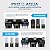 PRO+AQUA Elite Series GEN2 PRO-100-E 3-Stage Whole House Water Filtration System for City and Well Water with Pressure Gauges, Removes 99% of Chlorine, VOCs, Odors & Contaminants, 1” Ports