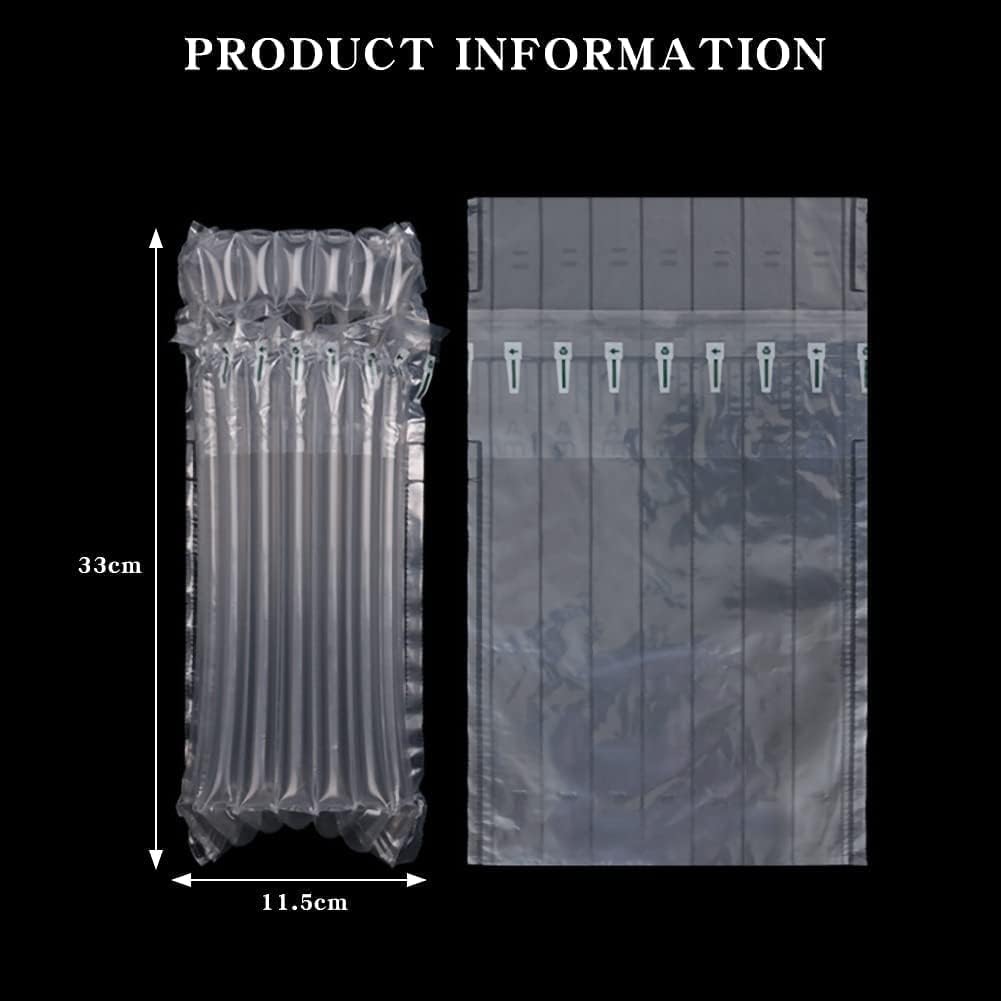 Lot de 10 protections pour bouteilles de vin et sacs gonflables avec pompe à air