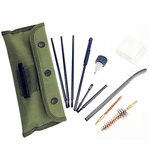 BigTron Nylon Brosse Cleaner Chasse Tige de Nettoyage pour Fusil Accessoires pour Armes à feu Outils de Nettoyage Chasse Portable 22 22LR. 223 et 556 Kit de Nettoyage, 60 Morceau/Set – Image 3