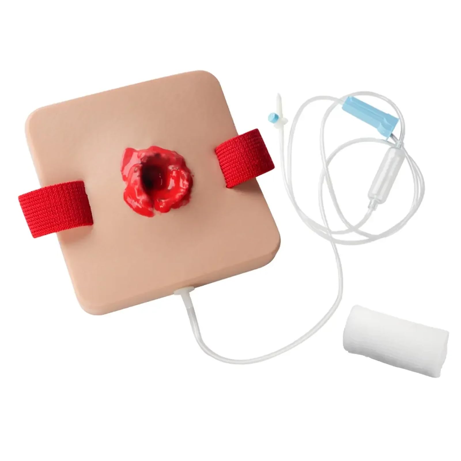 Kit d'entraînement au Pansement des plaies par Balle, simule Le Pansement des plaies et Le Garrot, kit d'entraînement pour arrêter Le saignement, Conception Portable + réutilisable + Silicone M