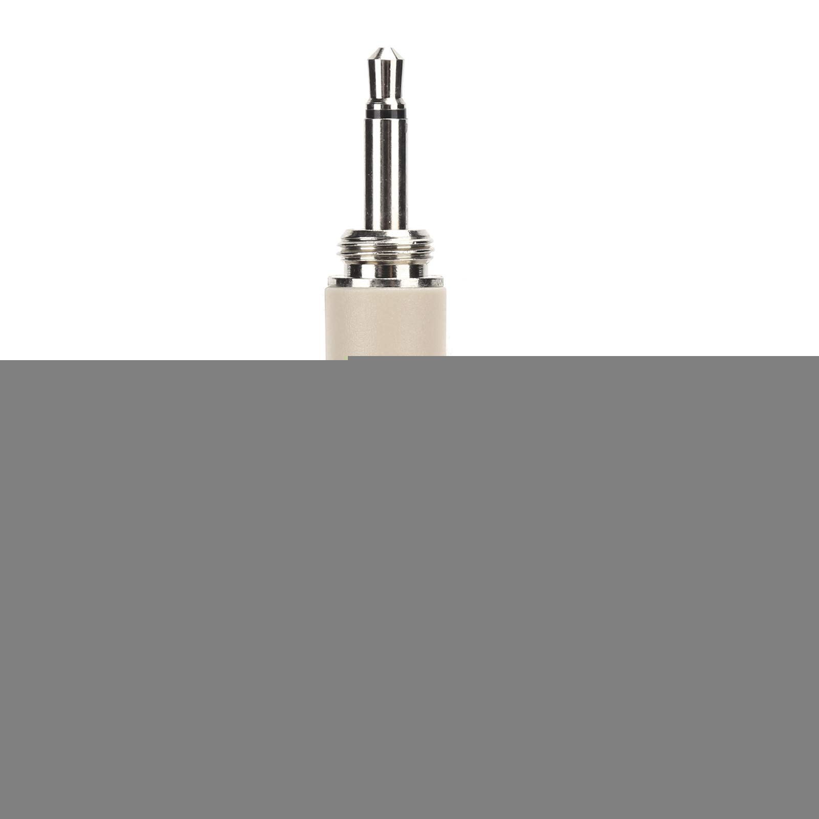 Microphone Casque 3,5 mm, Mini Micro à condensateur Suspendu binaural Portable Micro Serre-tête pour émetteur de Poche pour leturer d'église de scène - Beige