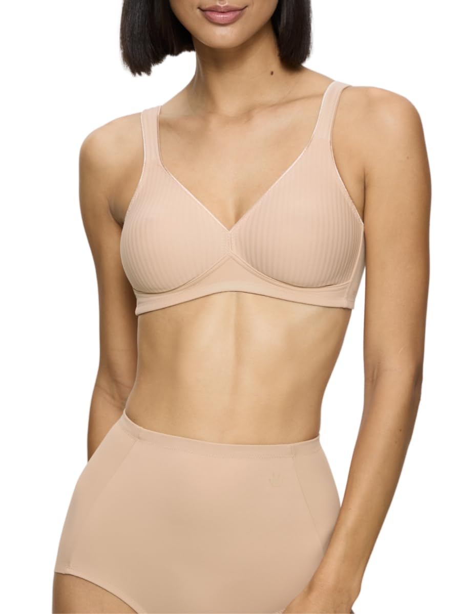 Triumph Modern Soft + Cotton N biustonosz bez fiszbin Kobiety , brązowy/marron , 90B