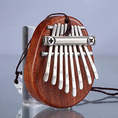 Veenewy 8 touches Kalimba Thumb Piano Kalimba Outil portable pour débutants - Les Beatles, Paul McCartney, John Lennon, RIngo Starr, George Harrison Veenewy 8 touches Kalimba Thumb Piano Kalimba Outil portable pour débutants – Image 3