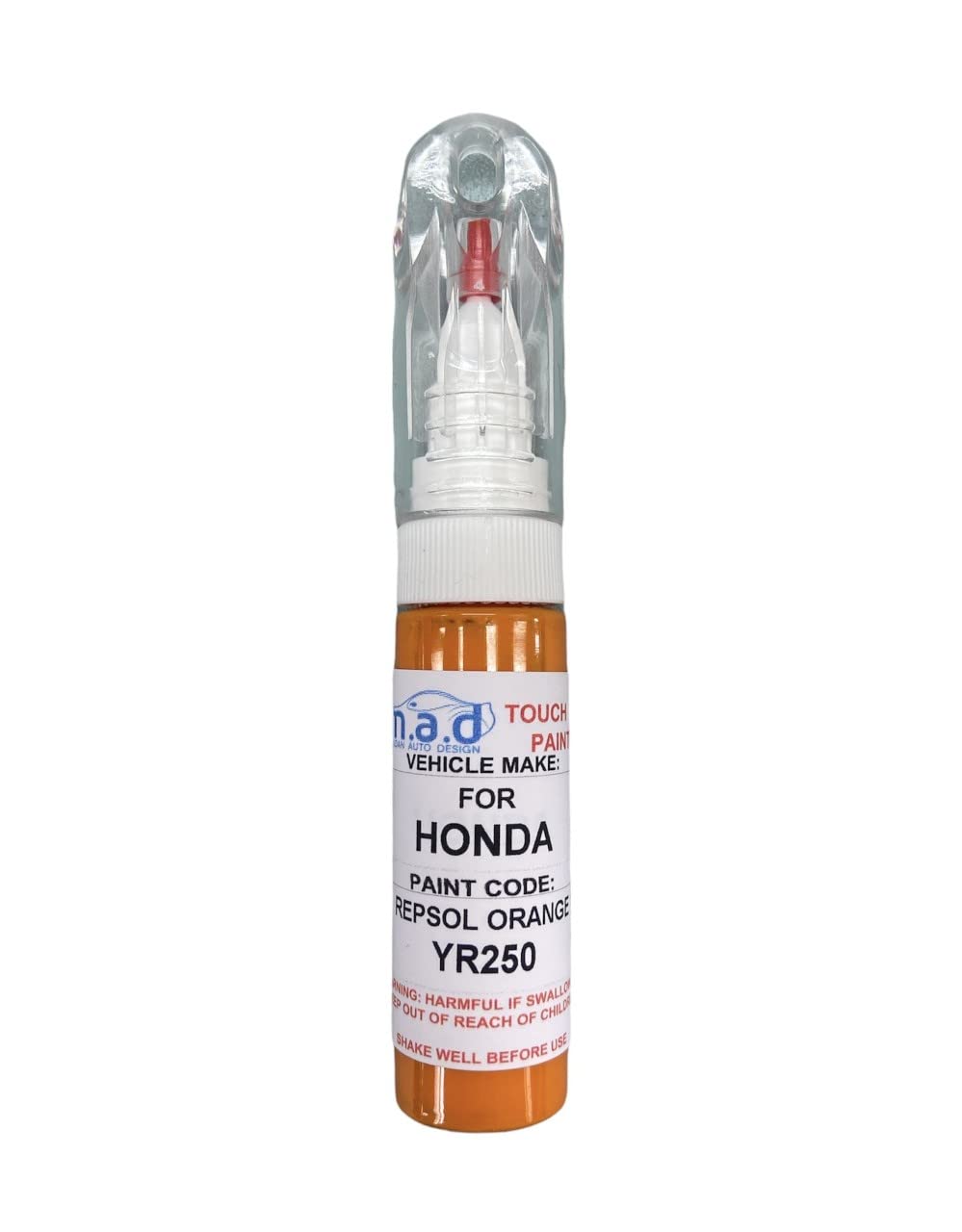 M.a.d Myldan Auto Design Orange M.a.d Paints Repsol Yr250 Touch Up Paint Pen For Honda (Paint)