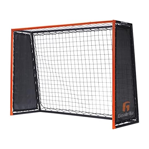 Goalrilla Striker Soccer Rebound Trainer with Double-Sided, Ultra-Responsive Rebounding Net and Goal, Large Cover